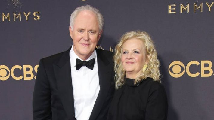 John Lithgow and his now wife, Mary Yeager. 